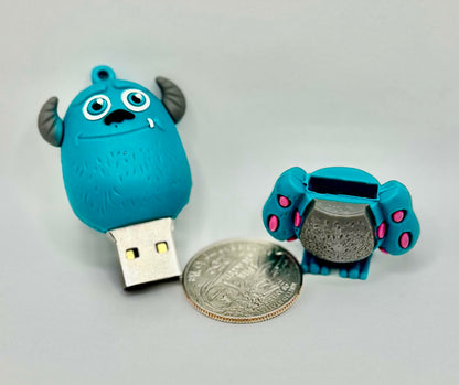 Dinosaur Driver Character USB Flash Drive 8GB | Monster - Teal
