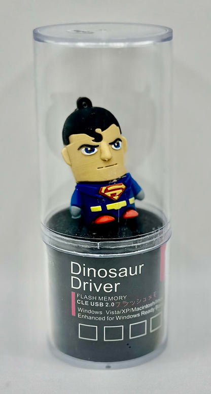 Novelty Cartoon Flash Drive 8GB | Super Man with Blue Eyes