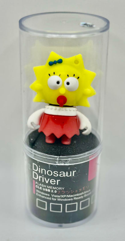 Novelty Cartoon Flash Drive 8GB |  Maggie Baby - Red & Yellow