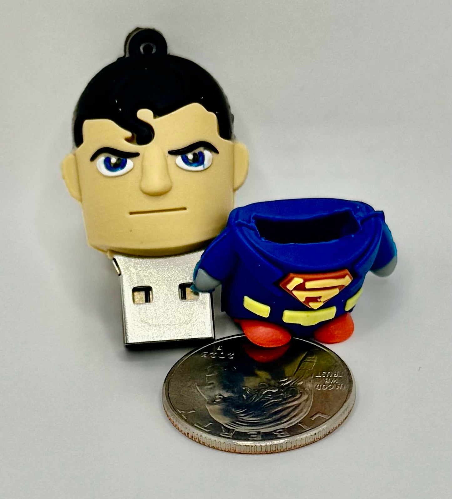 Novelty Cartoon Flash Drive 8GB | Super Man with Blue Eyes