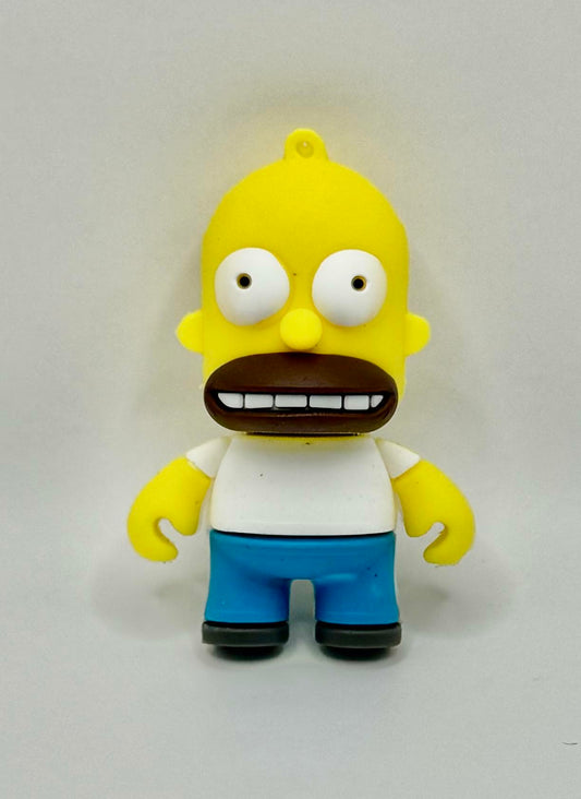 Novelty Cartoon Flash Drive 8GB | Homer Dad - Yellow, White & Blue