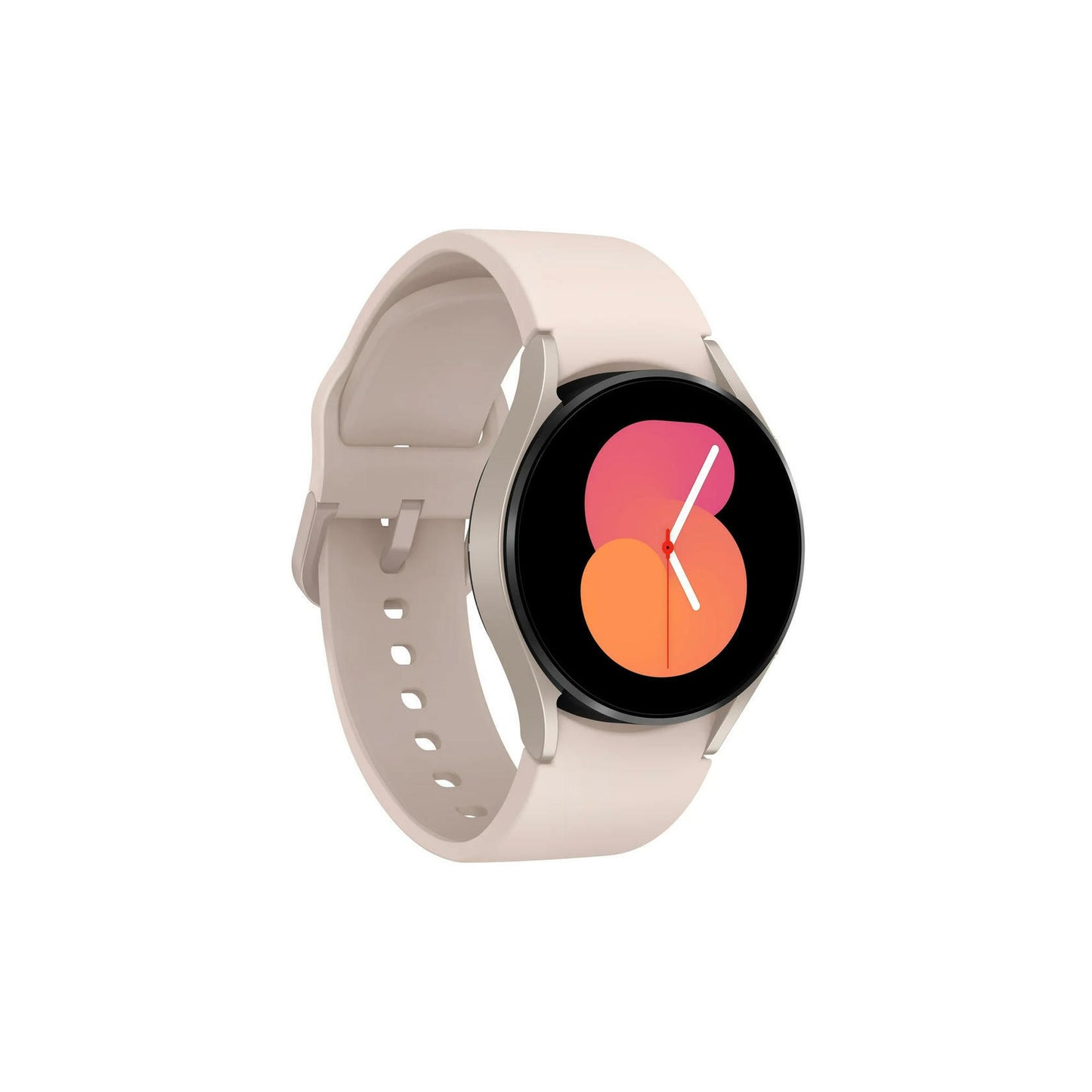 *RESET LIVE DEMO UNIT* SAMSUNG Galaxy Watch 5 | 40mm, Silver w/Cream color Band