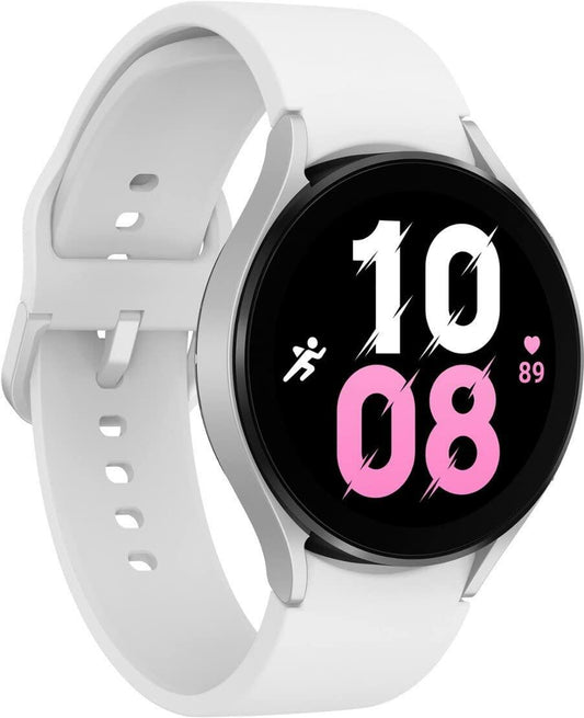 *RESET LIVE DEMO UNIT* SAMSUNG Galaxy Watch 5 | 44mm, Silver Bezel w/White Band