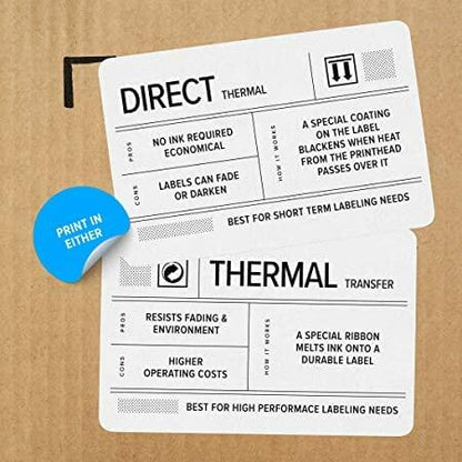 Zebra - GK420t Thermal Transfer Desktop Printer for Label *ONLY THE PRINTER*
