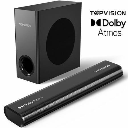 TOPVISION 2.1Ch Dolby Atmos Soundbar with Subwoofer 150W Sound Bar