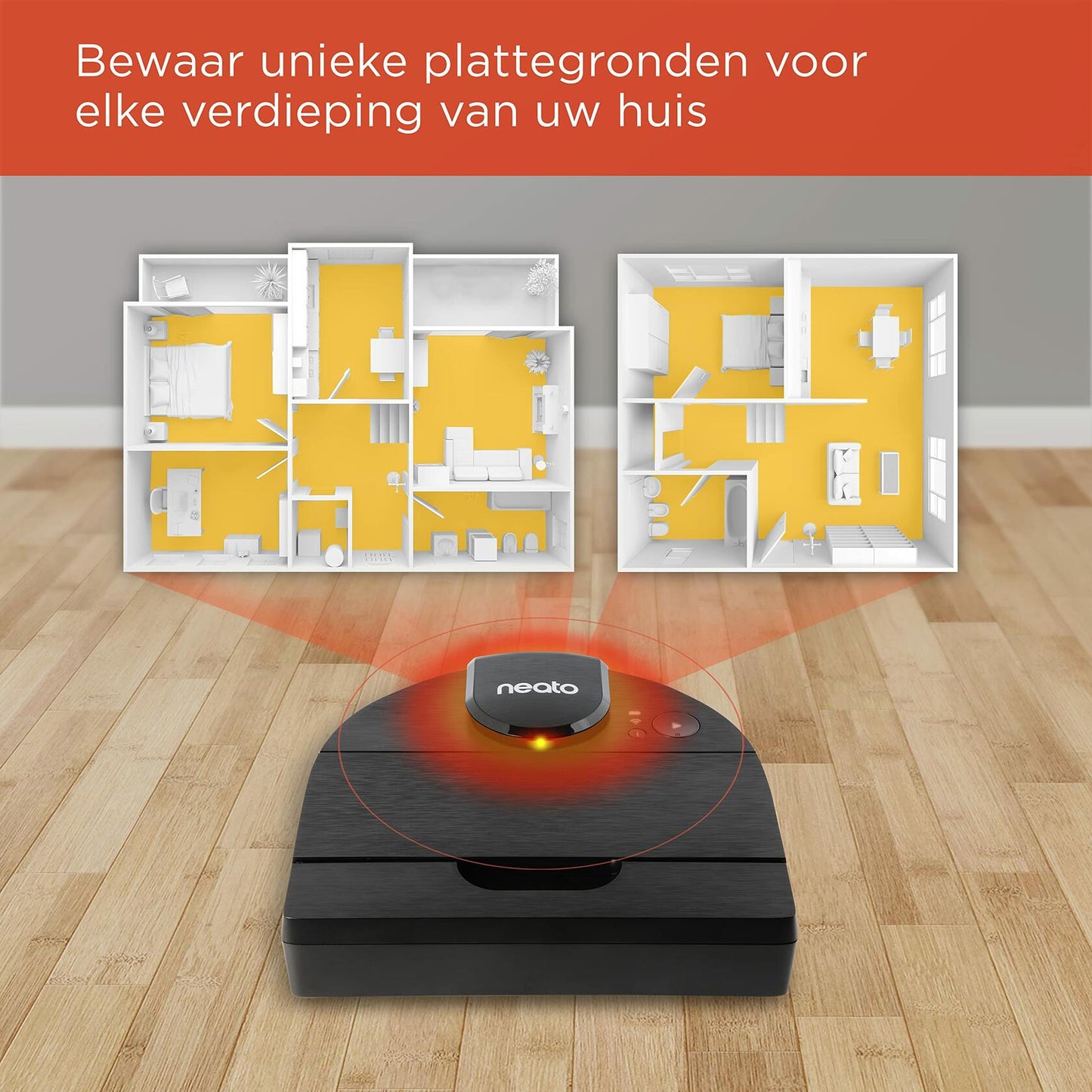 Neato Intelligent Robot Vacuum w/Zone Cleaning & Custom Scheduling Options