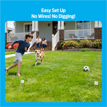 Premier Pet Wireless Dog Fence System - Circular Boundary - No Digging