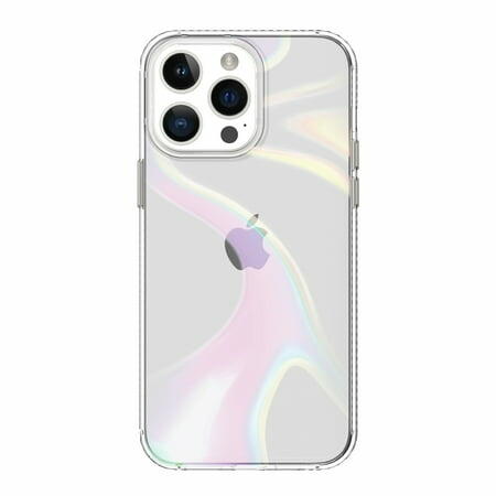 onn. Phone Case for iPhone 15 Pro Max - Iridescent Illusion