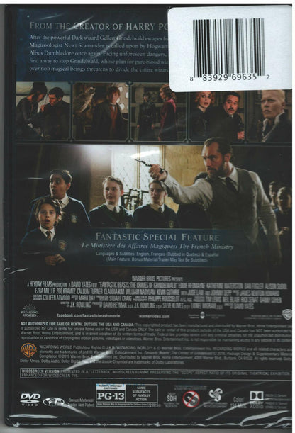 From the Creator of Harry Potter-Fantastic Beasts: The Crimes Of Grindelwald (DVD)