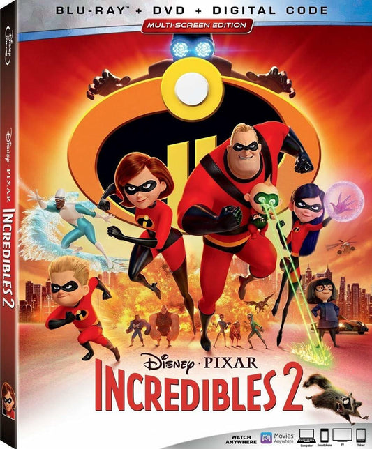 Disney / Pixar - Incredibles 2 | Blu-Ray + DVD + Digital Code
