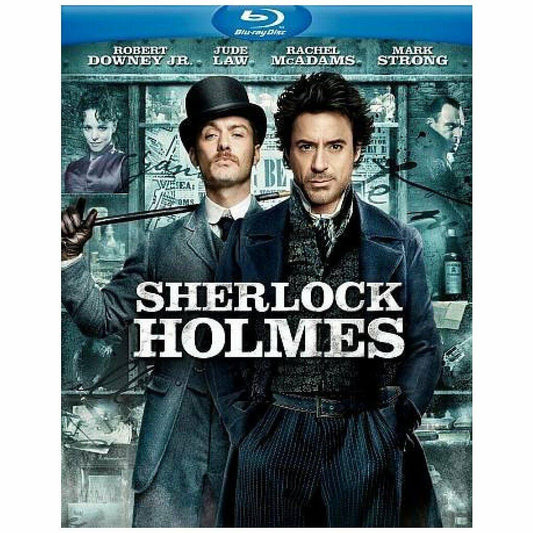 Robert Downey Jr.  Jude Law, Rachel McAdams & Mark Strong | Sherlock Holmes Blu-ray + DVD