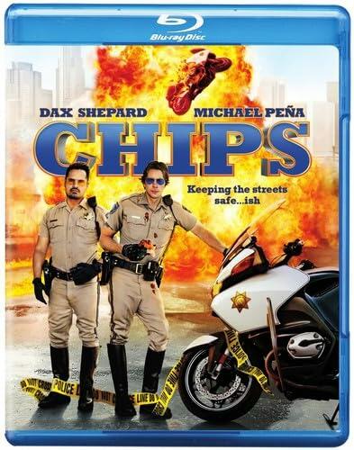 Chips (Blu-ray) With Disc, Cover Art, and Case- Acceptable Condition