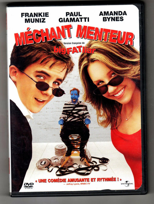 BIG FAT LIAR - Frankie Muniz Amanda Bynes DVD (2002, Full Screen)