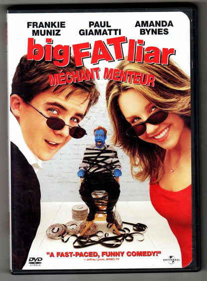 BIG FAT LIAR - Frankie Muniz Amanda Bynes DVD (2002, Full Screen)