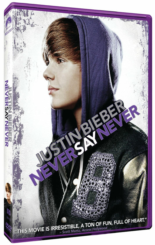 Justin Bieber : Never Say Never (DVD, 2011) - GOOD CONDITION