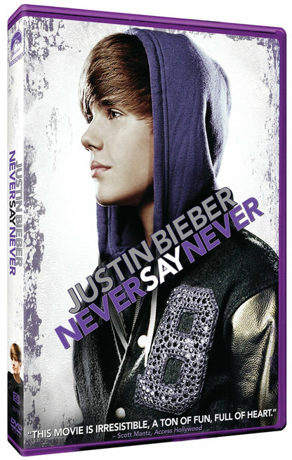Justin Bieber : Never Say Never (DVD, 2011) - GOOD CONDITION
