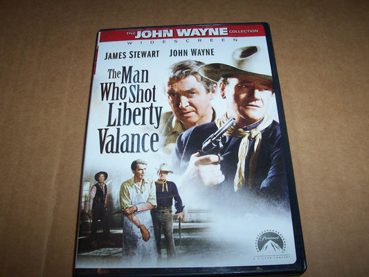 The Man Who Shot Liberty Valance (DVD, 1962) JOHN WAYNE/ JAMES STEWART
