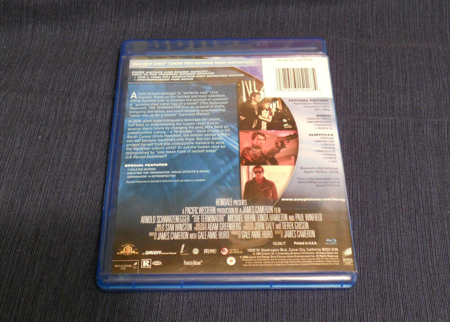 Schwarzenegger| The Terminator Pure Picture in High Definition [Blu-ray]