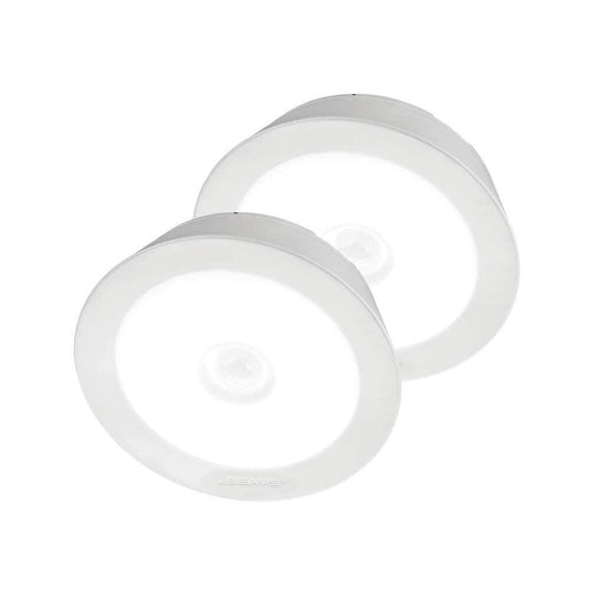 Beams 2pk LED Wireless Motion Sensing Ceiling Lights | White MB981