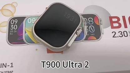 2023 Newest T900 Ultra 2 Full Touch Screen Smartwatch Serie 9 Reloj Inteligente Wireless Charging Smart Watch T900 ultra 2