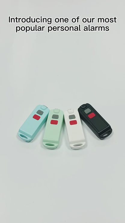 130Db Safe Sound Led Keychain Emergency Personal Self Defense Siren Safety Alarm For Women Keychain