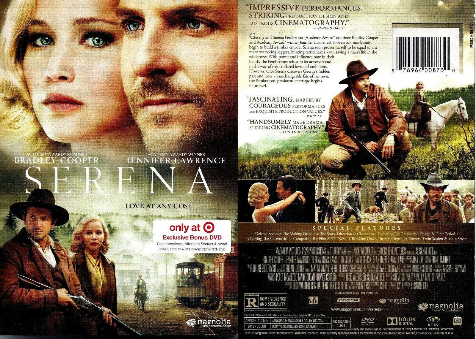 Serena (DVD) w/ Bradley Cooper & Jennifer Lawrence
