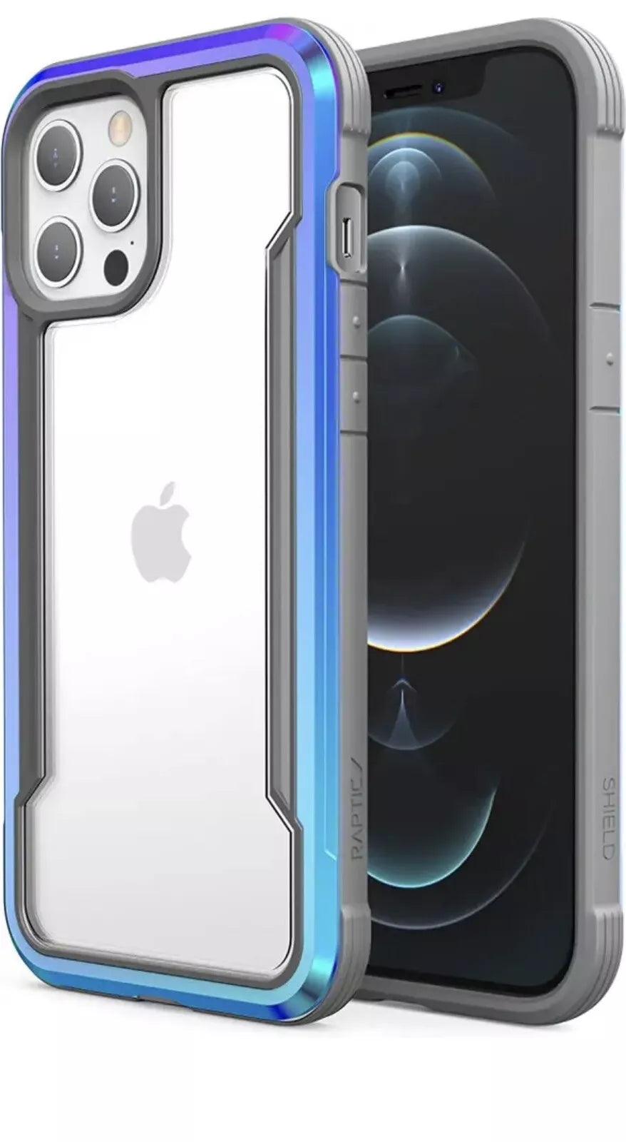 Raptic Shield Case for iPhone 12 & 12 Pro, Iridescent