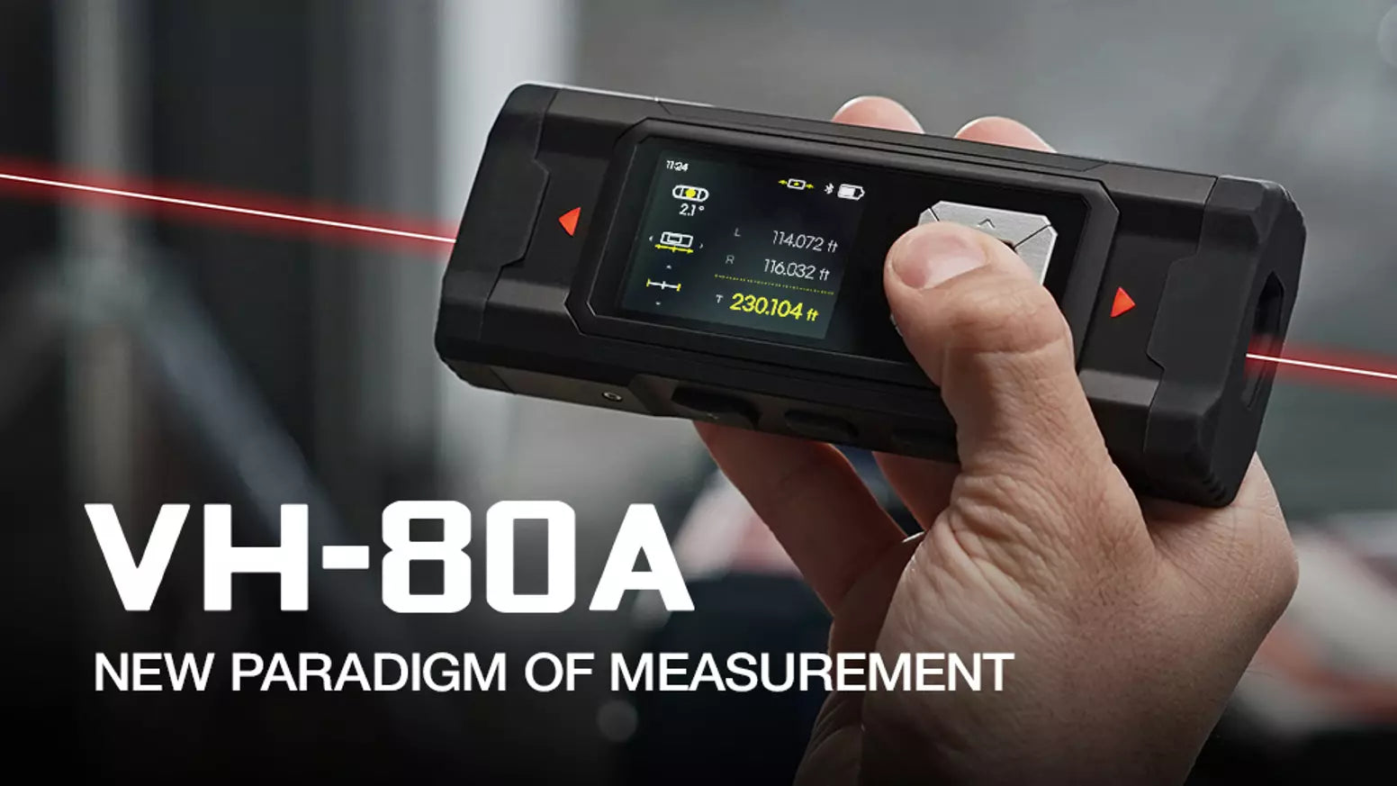 Magpie VH-80A Laser Distance Meter w/ Auto Calibration from Kickstarter, Black