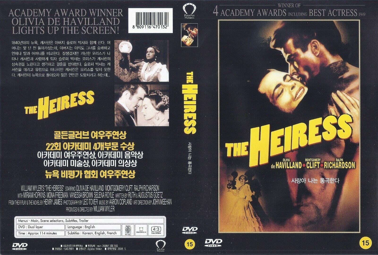 The Heiress (DVD) w/ Olivia Havilland, Montgomery Clift