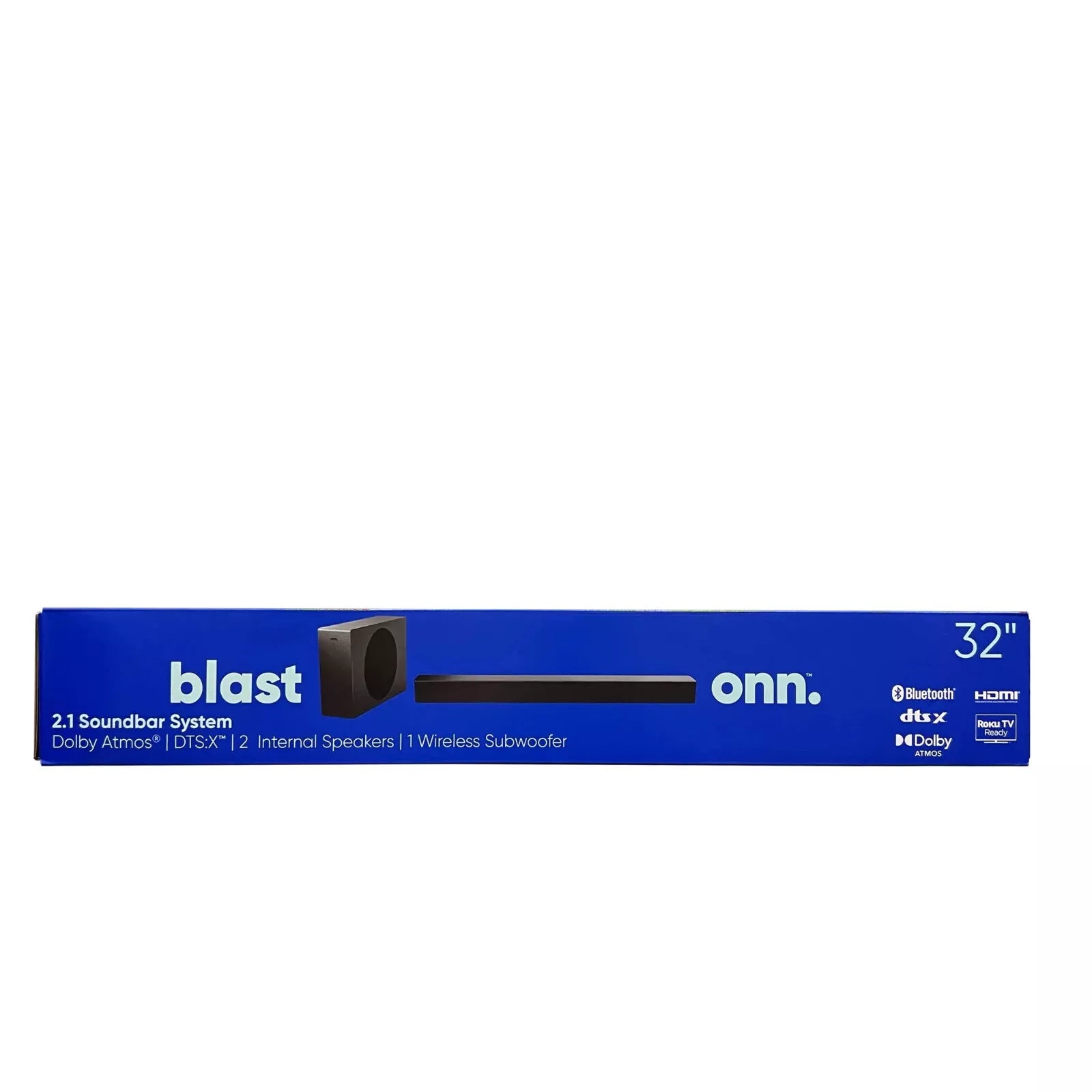 Onn Blast 2.1 36" Soundbar with Wireless Subwoofer 280W Dolby Audio (100071725)™