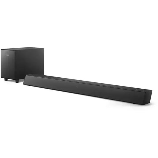 Philips Sound bar Speaker w/ Subwoofer B5306 5000 Series 2.1 Channel w/ remote