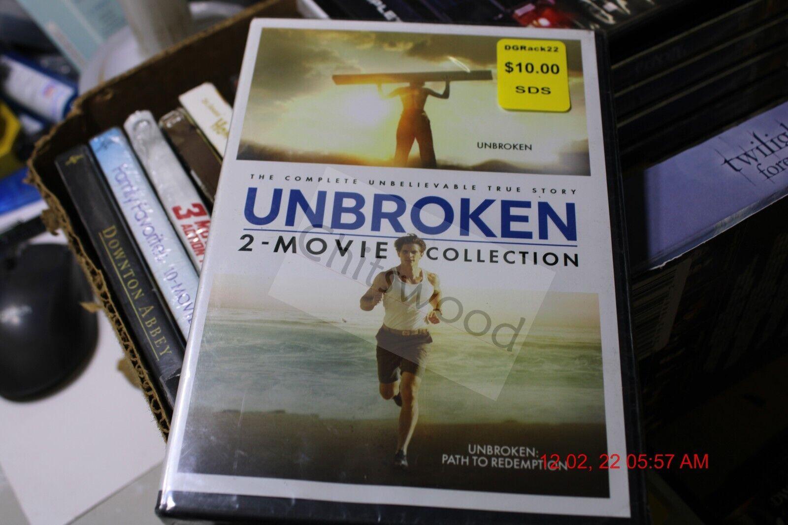 BRAND NEW SEALED! Unbroken: 2-Movie Collection [DVD] 2 Pack