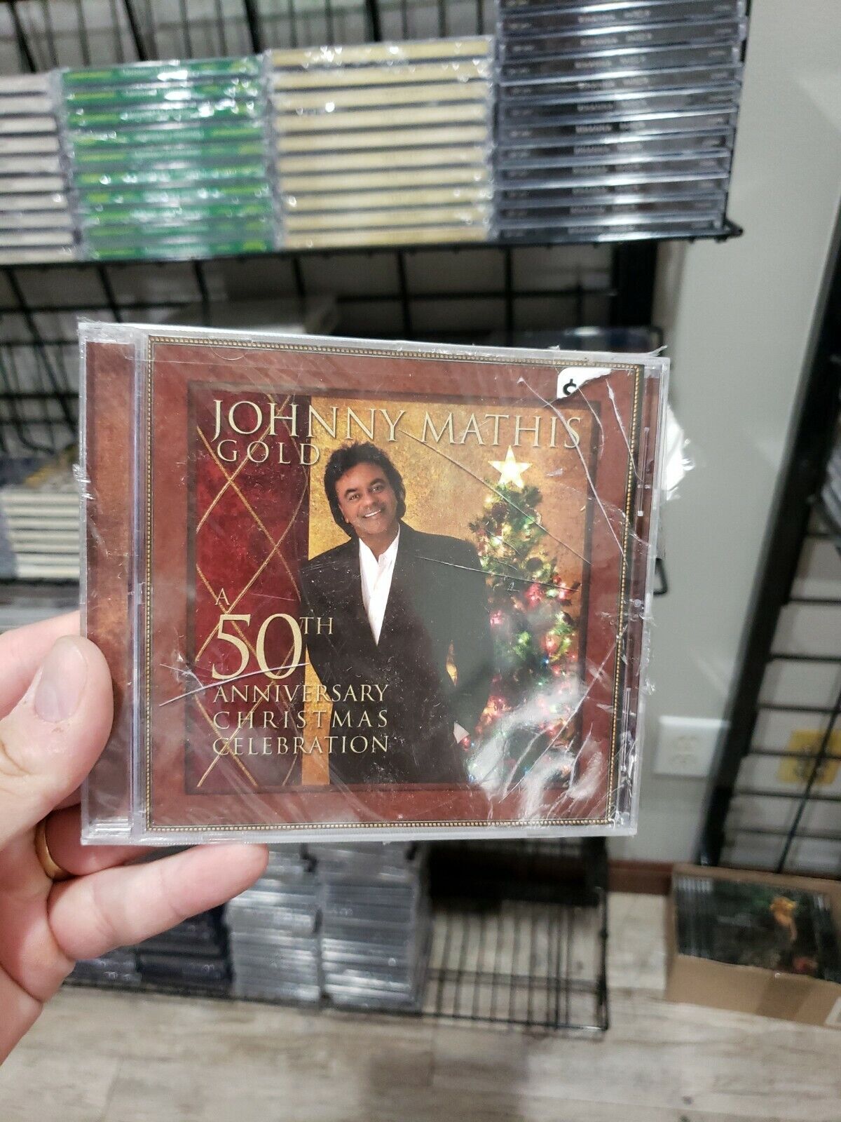 Johnny Mathis Gold: A 50th Anniversary Christmas Celebration (CD) *Cracked Case