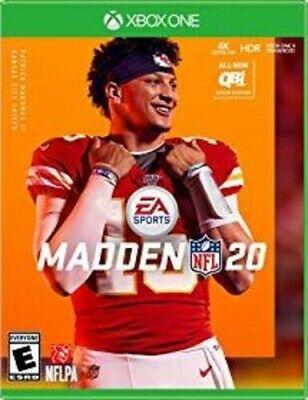 BRAND NEW SEALED! Madden NFL 20 - Microsoft Xbox One / XB1