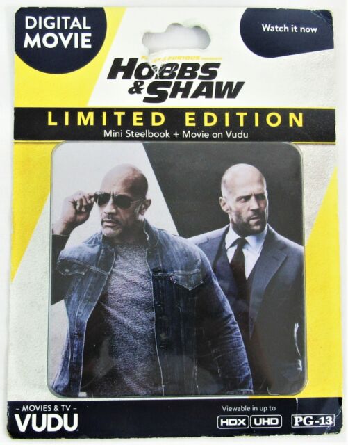 Universal Pictures Hobbs & Shaw Limited Edition Mini Steelbook