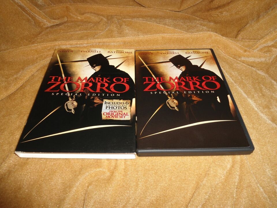 The Mark of Zorro (Colorized / B&W) Special Edition w/ Sealed Movie Photos Pack