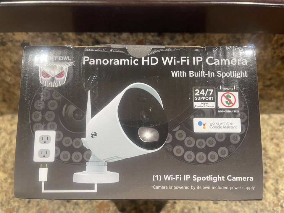 Night Owl 1080p HD Wi-Fi IP Camera with Built-In Spotlight WM-CAM-WAWNP2L