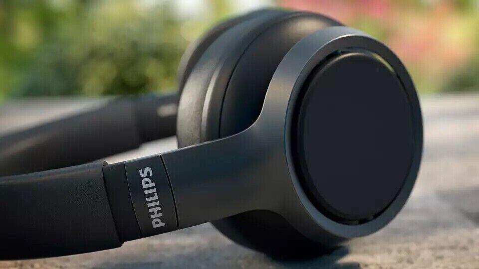 Philips H9505 Pro Noise Canceling Bluetooth Over-Ear Headphones, Black