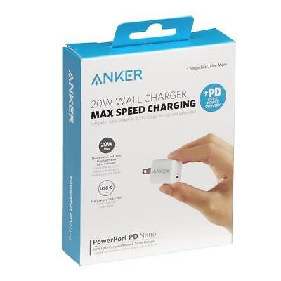 Anker A2634J23-2 PowerPort PD Nano 20W USB-C Wall Charger