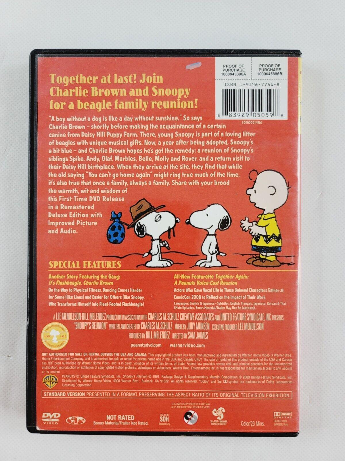 Snoopy's Reunion - DVD - Remastered Deluxe Edition