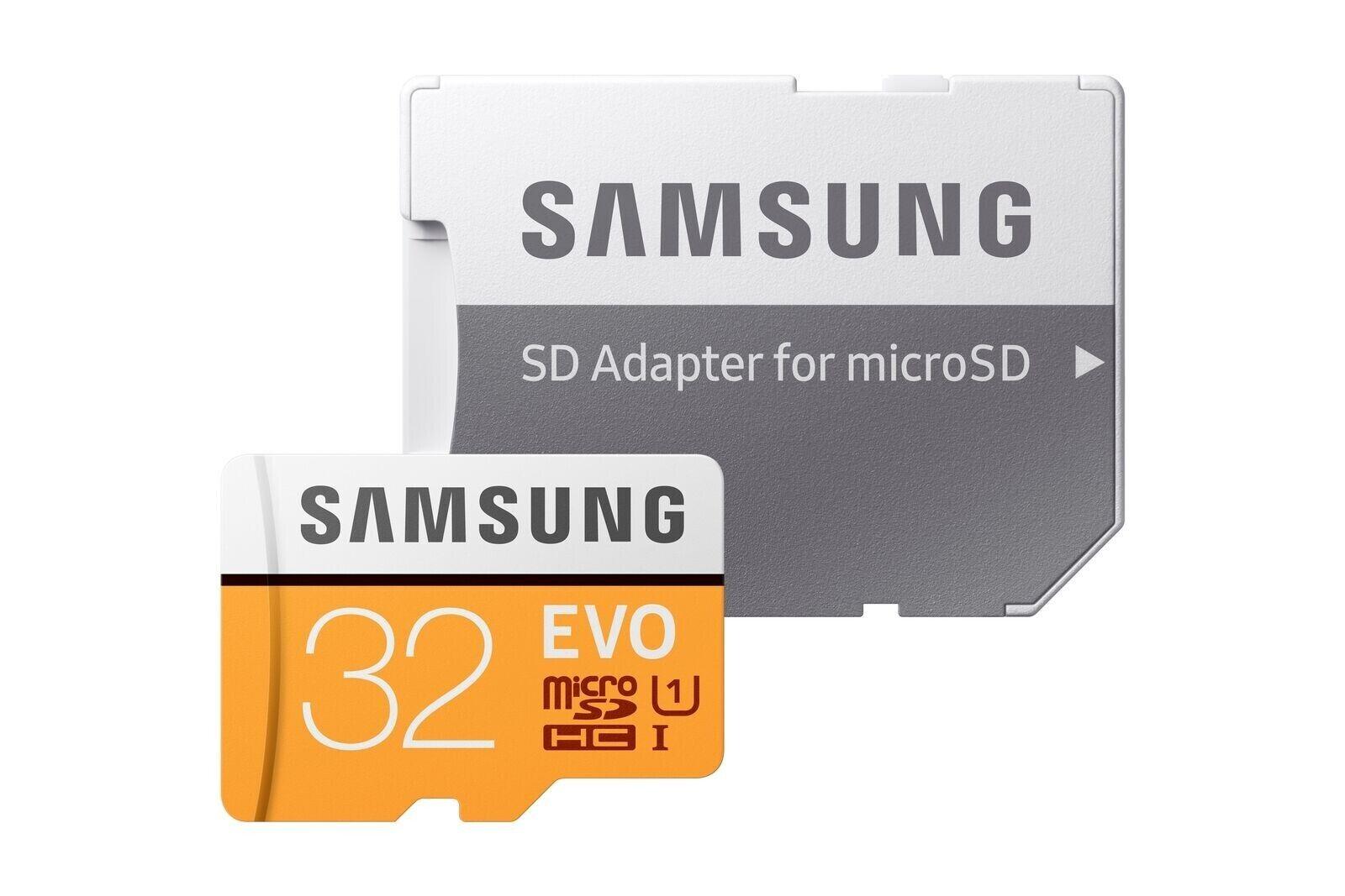 SAMSUNG 32GB EVO Class 10 microSDHC UHS-I Card & SD Adapter | 95 MB/s | MB-MP32G