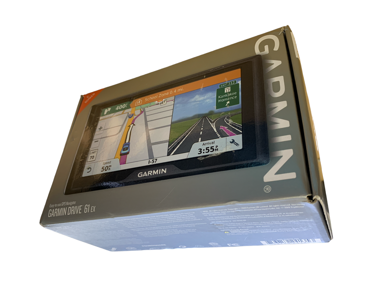 Garmin Drive 61 EX - 6" Screen Display Easy-to-Use GPS Navigator (010-01679-09)