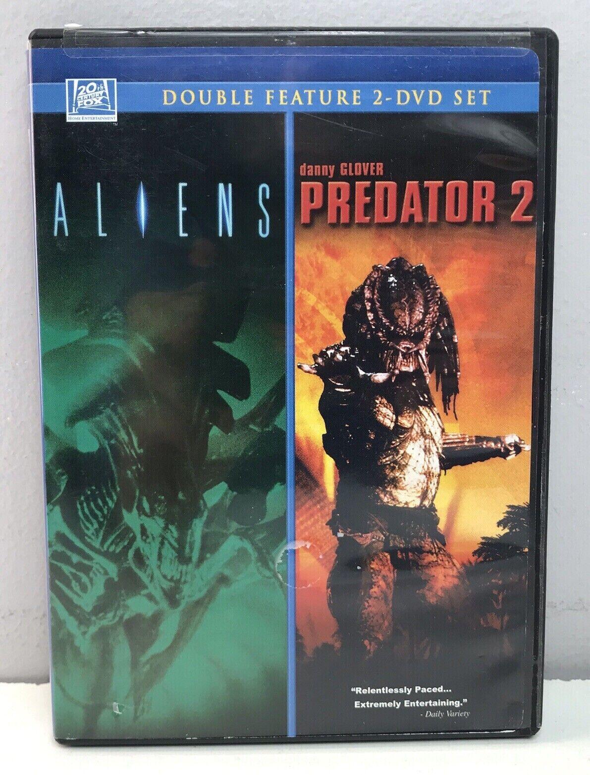 2-Features - Aliens & Predator 2 (DVD; 2-Discs) w/ Sigourney Weaver Danny Glover