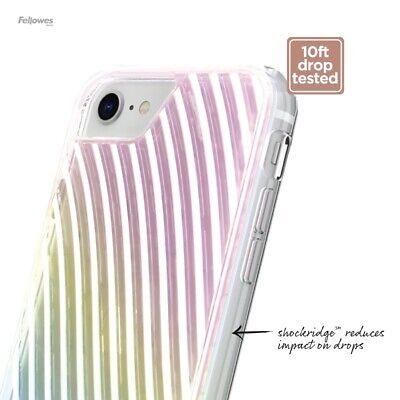 Fellowes Iridescent Case w/Texture Design for iPhone 6, 6s, 7, 8, iPhone SE 2020