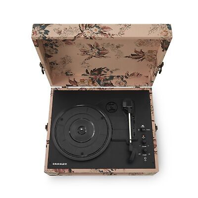 Crosley Voyager 3 Speed Portable Vinyl Record Player Turntable (**READ)