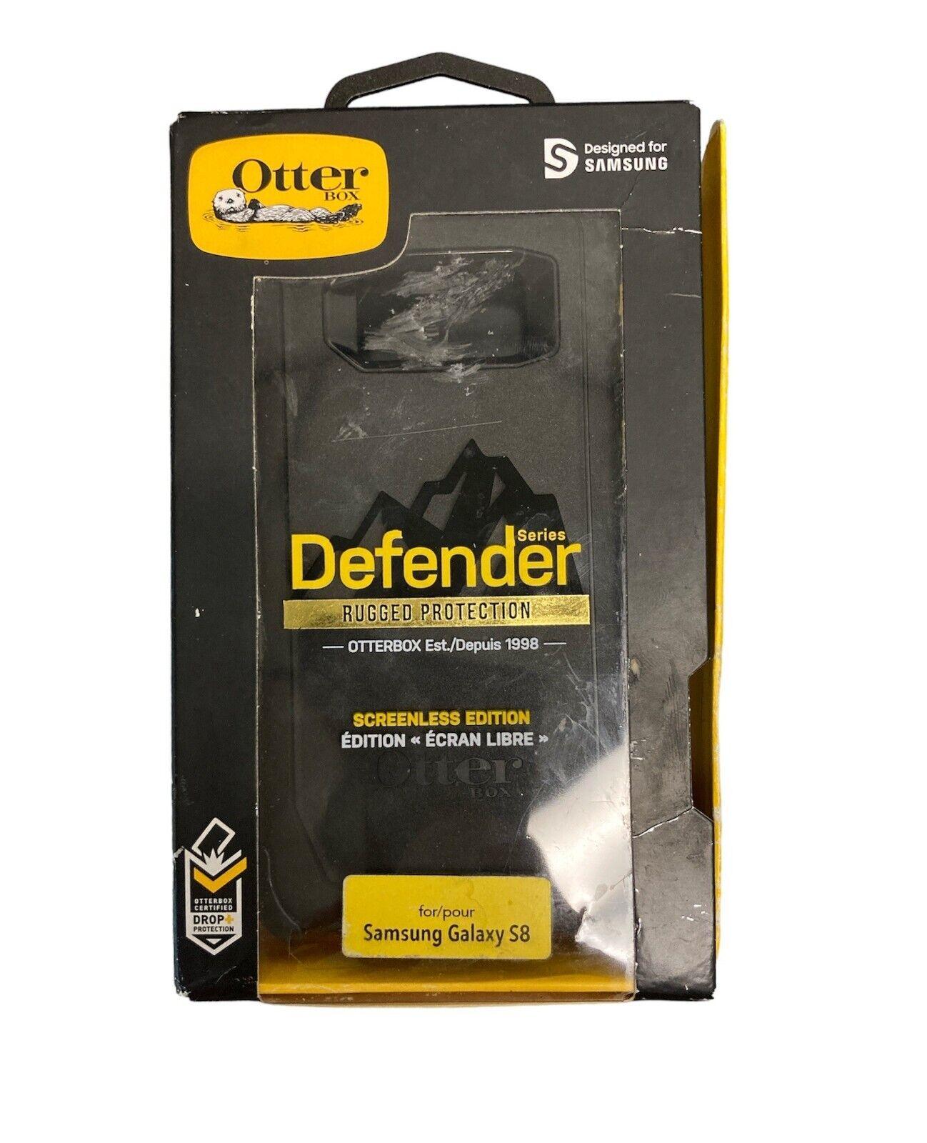 OtterBox 77-54515 Defender Series Case and Holster for Samsung Galaxy S8 - Black