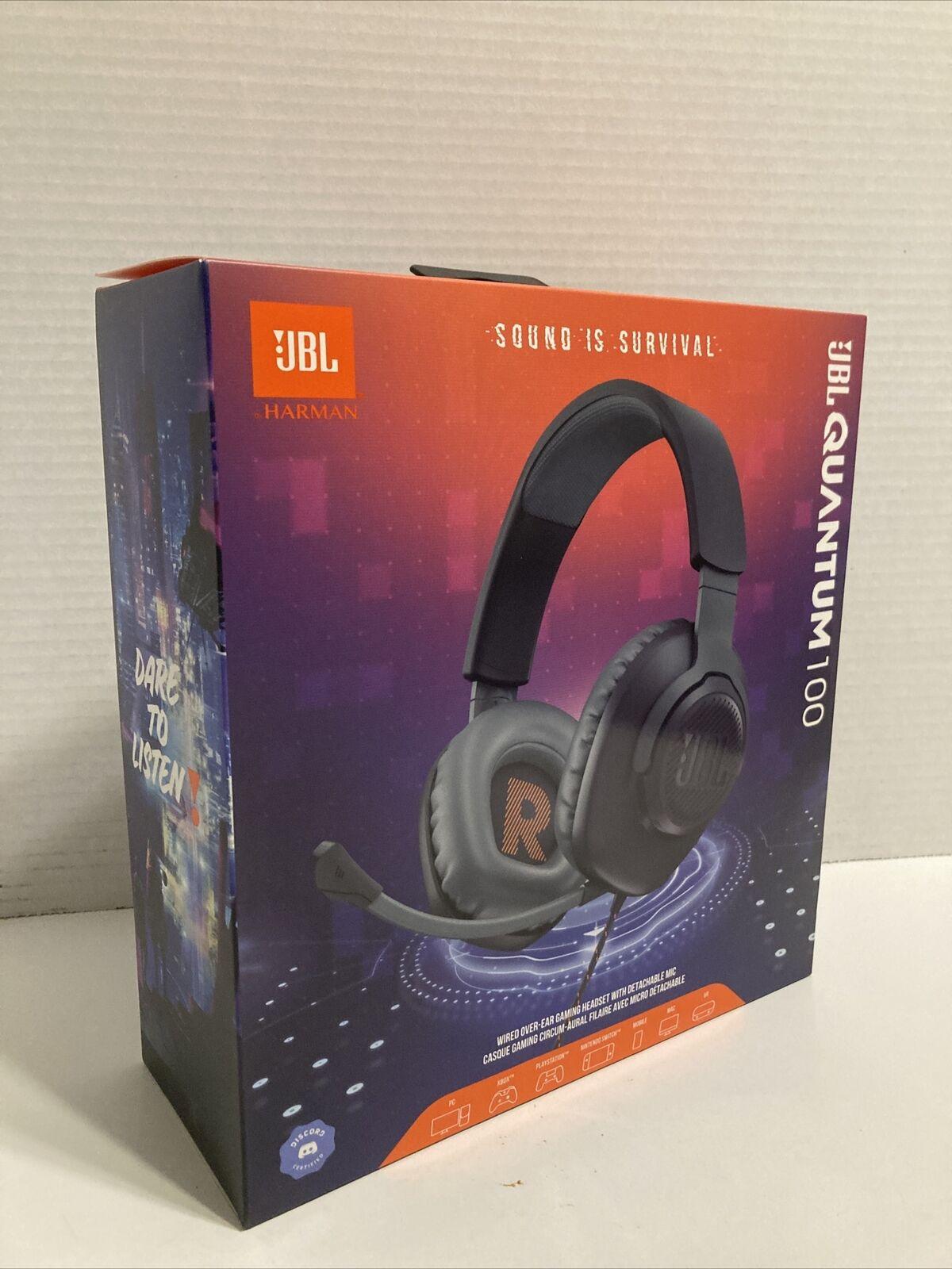 JBL quantum100 Gaming-Wired Over-ear Black GB