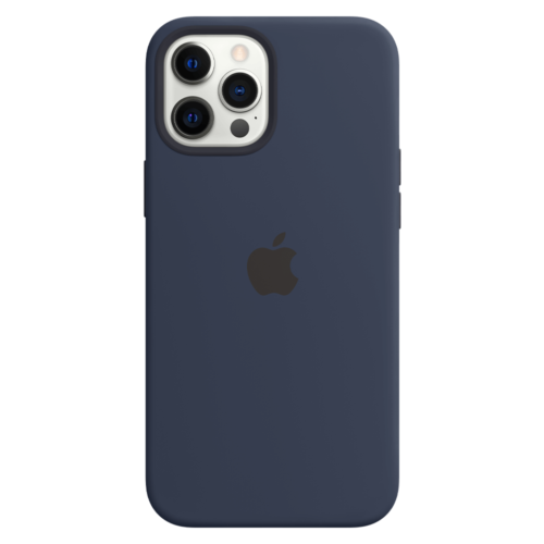 Apple MHL43ZM/A iPhone 12/12 Pro Silicone Case with MagSafe - Deep Navy