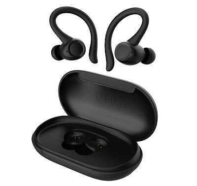 Onn True Wireless Sport Earphones, Black