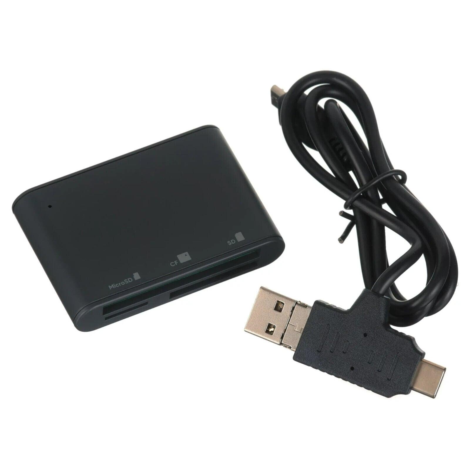 Onn SD, microSD, and CompactFlash (CF) Card Reader Dock (100014070)